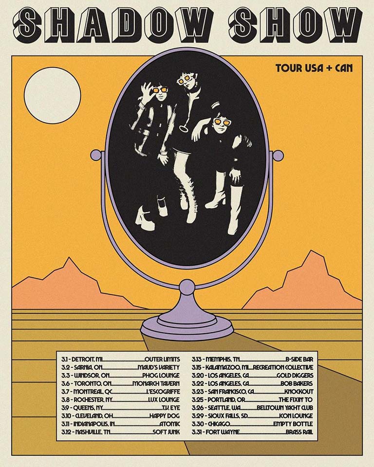Shadow Show tour flyer poster